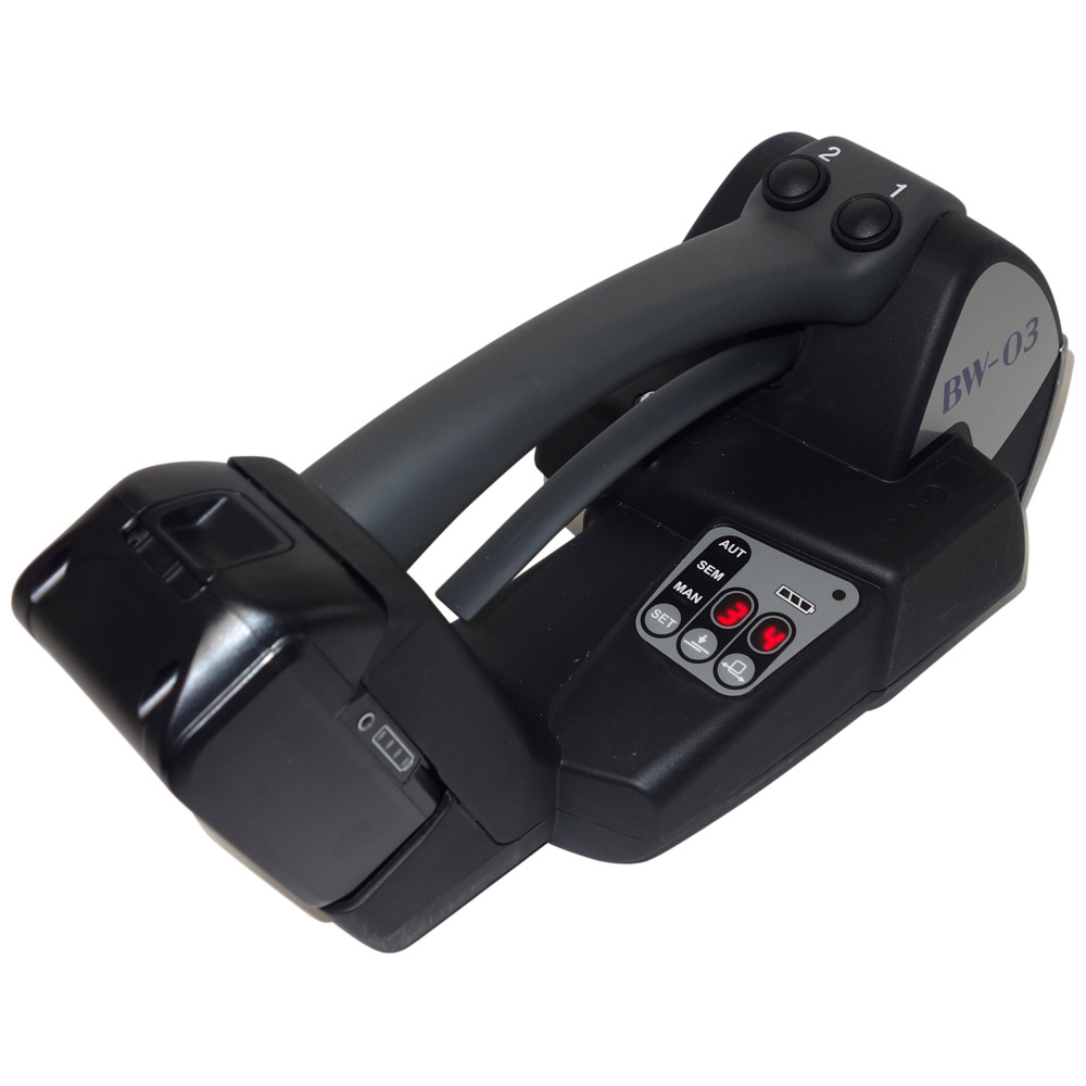 AKKU-UMREIFUNGSGERÄT BW03 PLUS 18V, 11-16 MM MIT LI-IO-AKKU